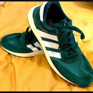 Adidas Iniki Runner Shoes,‎ Collegiate Green, Size 11.5